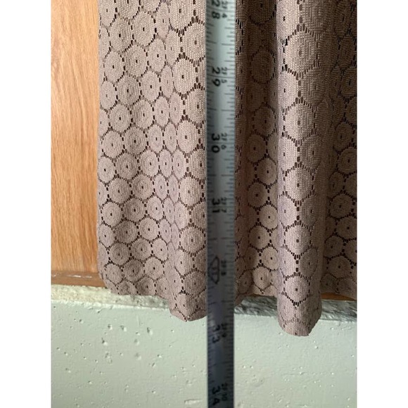 new taupe Rabbit Rabbit Rabbit dress size 8 layered short sleeve - Picture 6 of 9